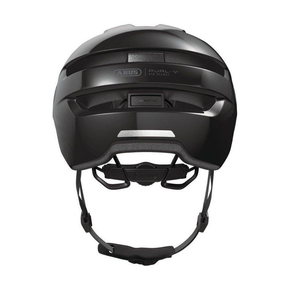 ABUS Helm PURL-Y SHINY BLACK - fatbikeskopen.nl