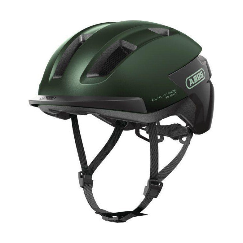 ABUS Helm PURL-Y SHINY MOSS GREEN - fatbikeskopen.nl