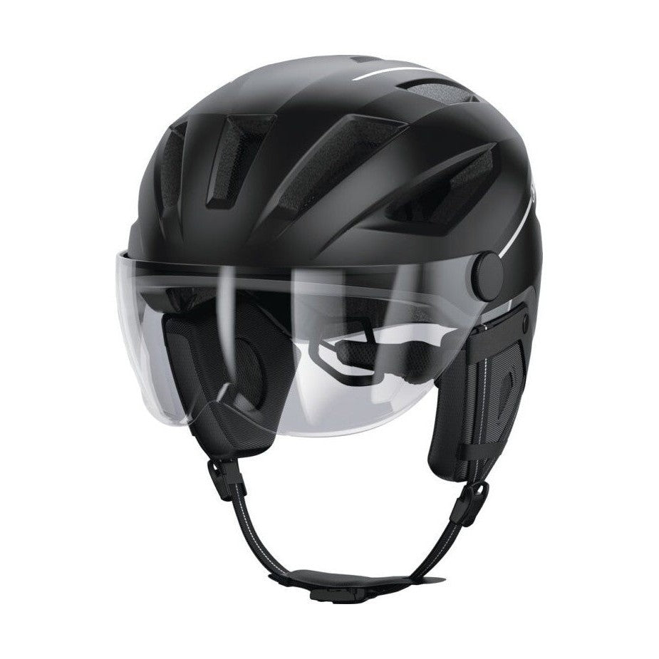 ABUS Helm Pedelec 2.0 ACE velvet black - fatbikeskopen.nl