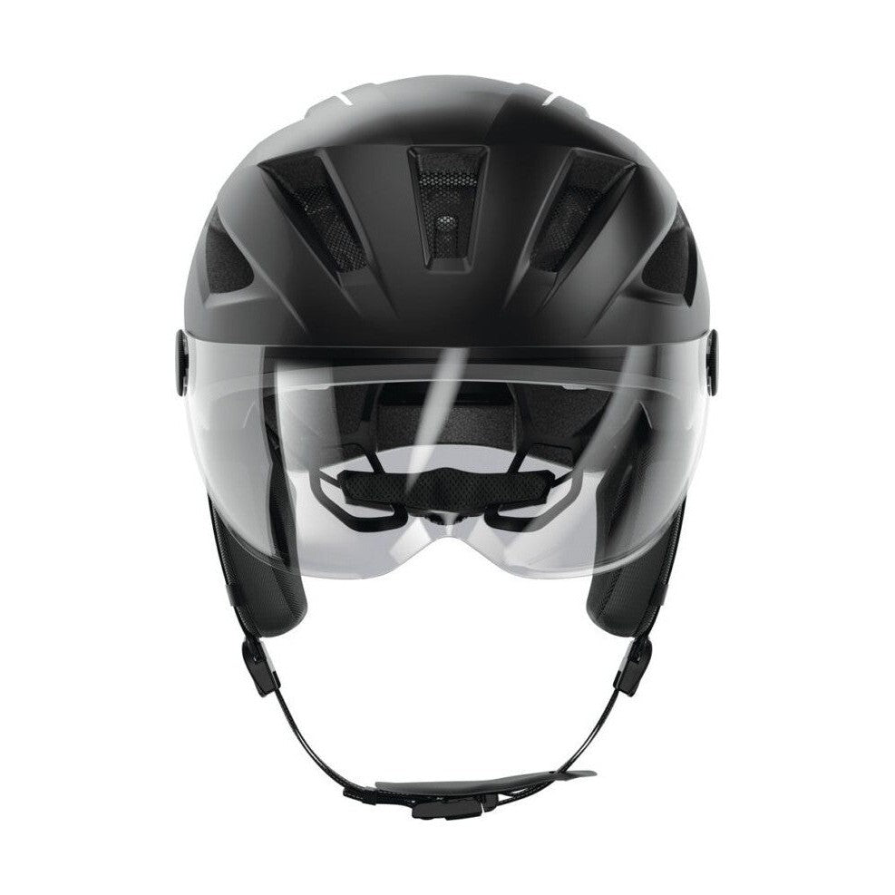 ABUS Helm Pedelec 2.0 ACE velvet black - fatbikeskopen.nl