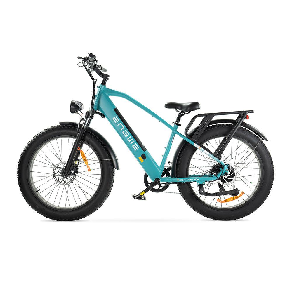 Combi-Deal! | ENGWE E26 - Hoge Instap - Blauw - fatbikeskopen.nl