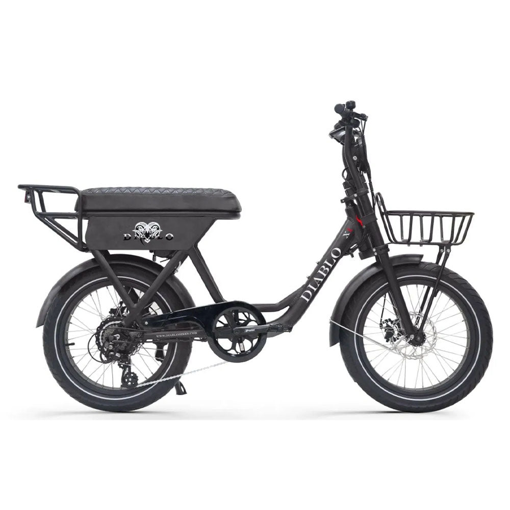 Diablo X1 - Fatbike - Zwart - fatbikeskopen.nl