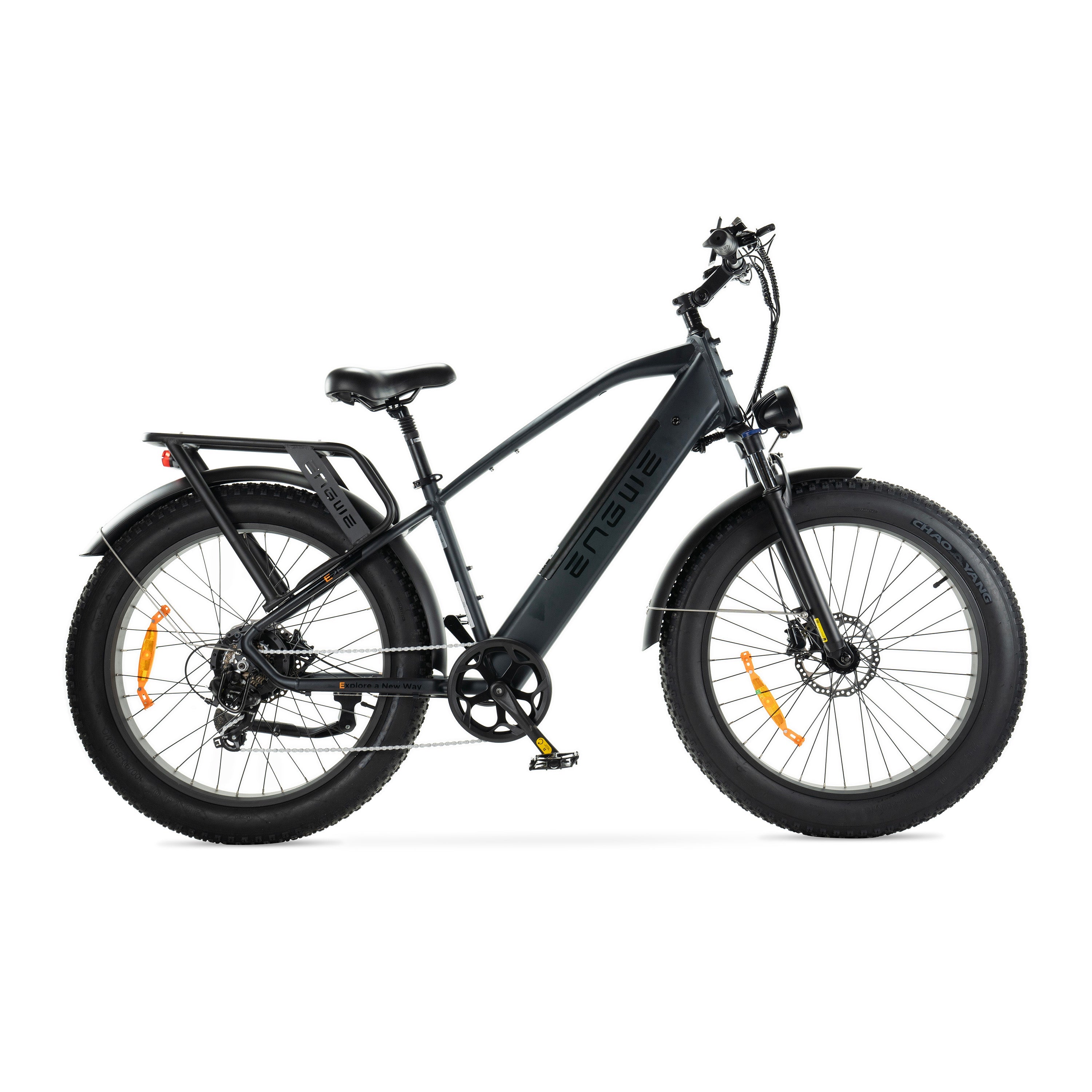 ENGWE E26 - Hoge instap - Fatbike - Zwart - fatbikeskopen.nl