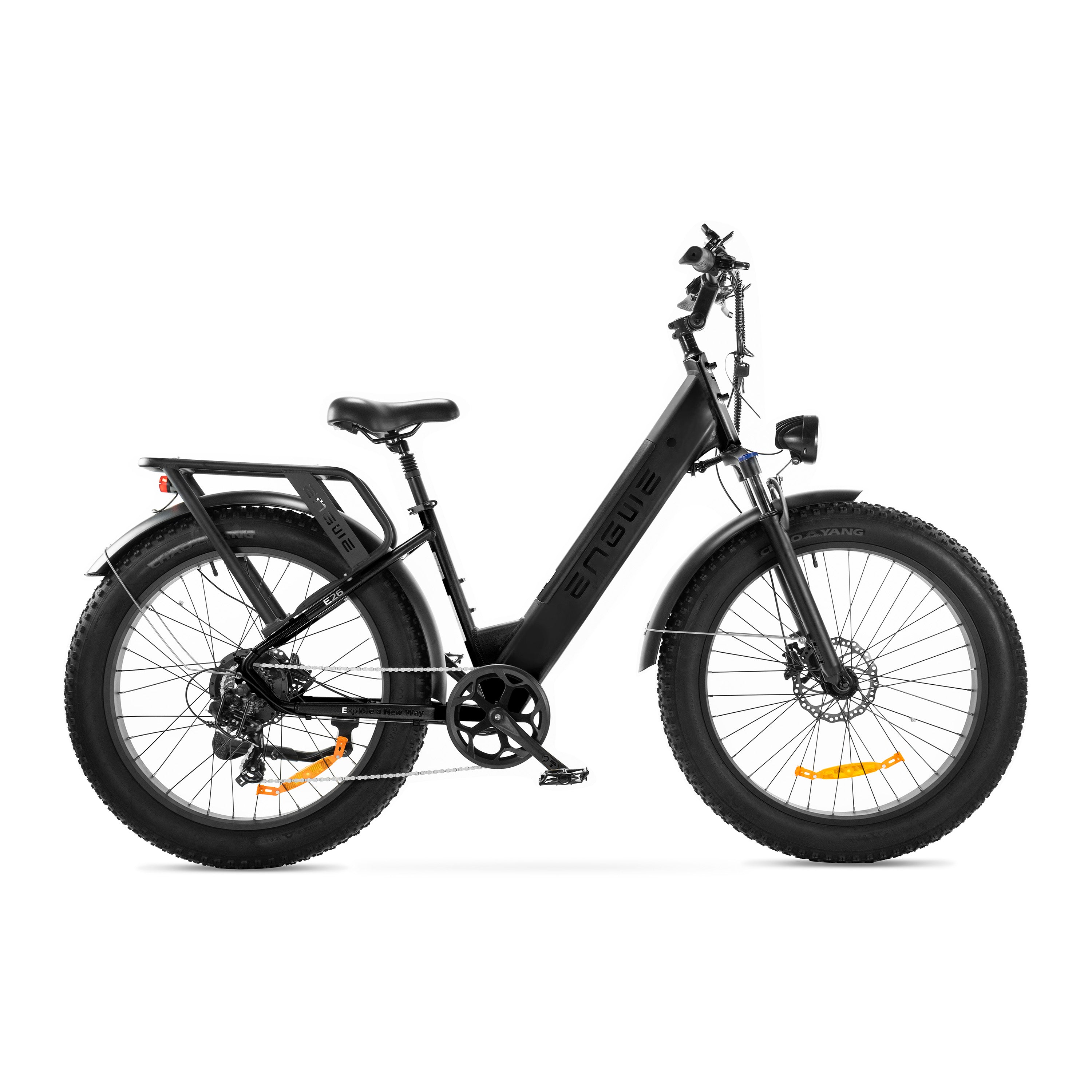 ENGWE E26 - Lage instap - Fatbike - Zwart - fatbikeskopen.nl