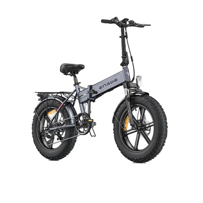 ENGWE EP 2 PRO SUPER DEAL - Elektrische Vouwfiets - Grijs + ART 2 kettingslot + Telefoonhouder - fatbikeskopen.nl