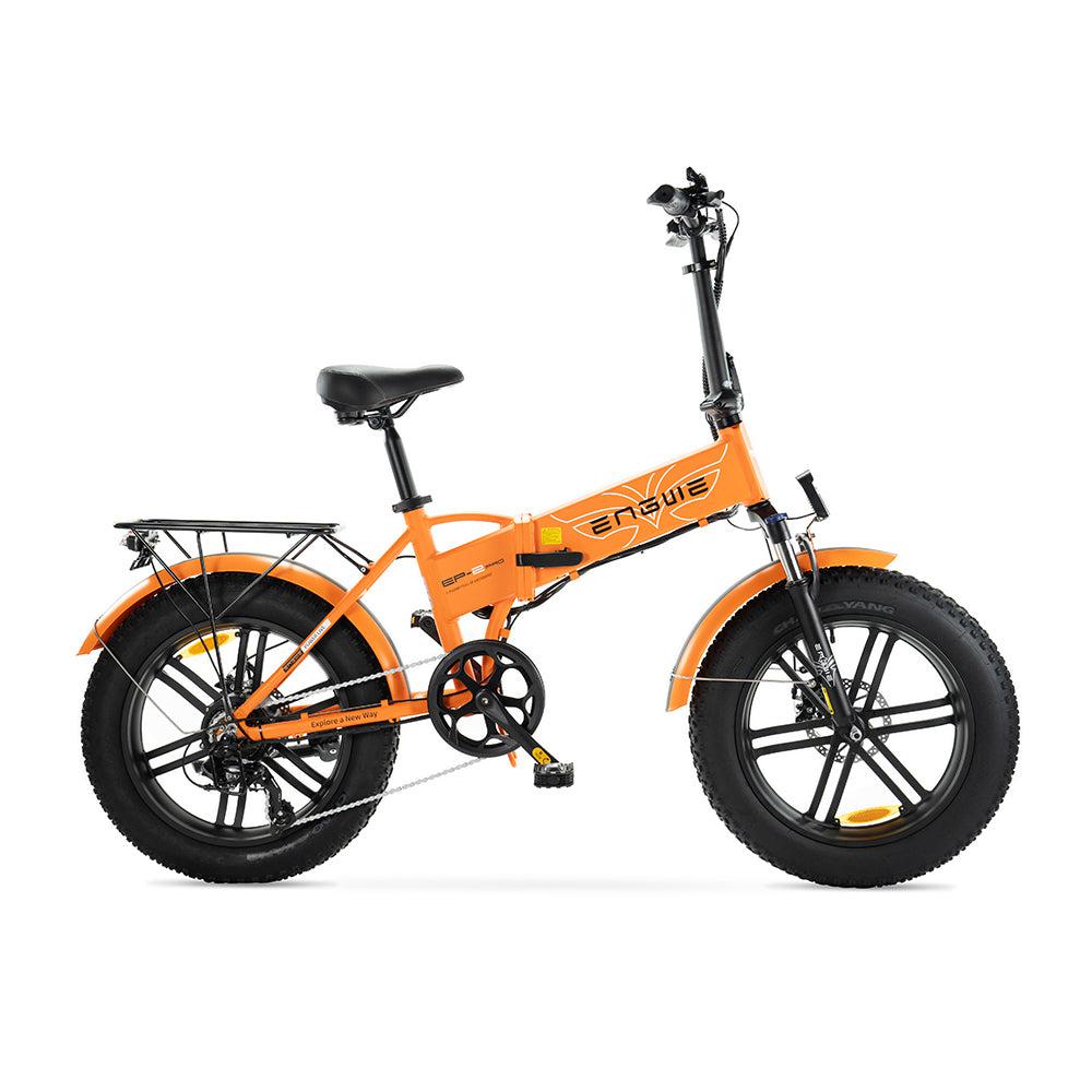 ENGWE EP 2 PRO SUPER DEAL - Elektrische Vouwfiets - Oranje + ART 2 kettingslot + Telefoonhouder - fatbikeskopen.nl