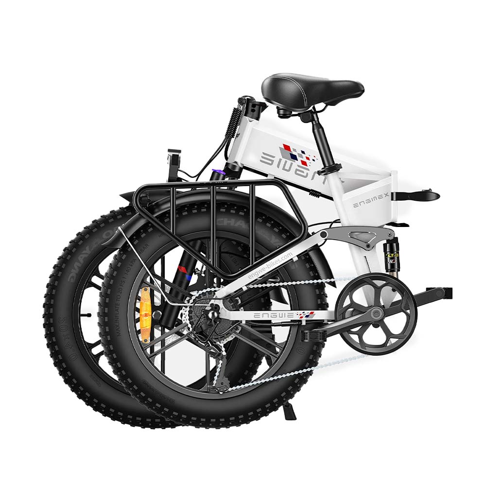 ENGWE Engine X - Elektrische Vouwfiets - Wit - fatbikeskopen.nl