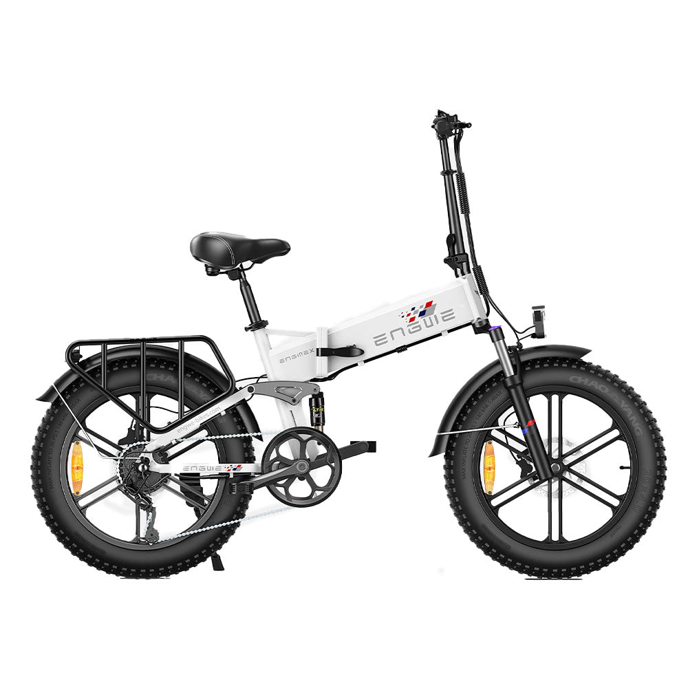 ENGWE Engine X - Elektrische Vouwfiets - Wit - fatbikeskopen.nl