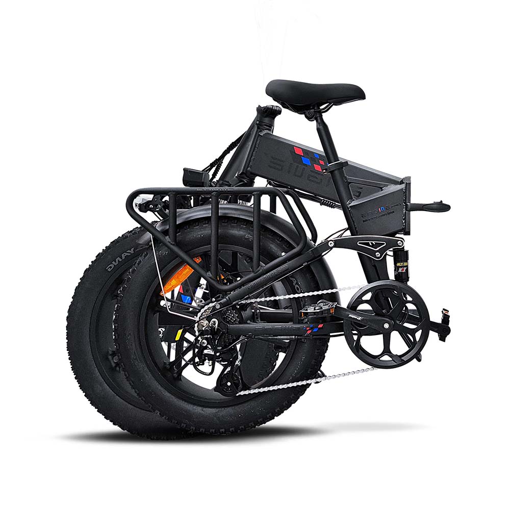 ENGWE Engine X - Elektrische Vouwfiets - Zwart - fatbikeskopen.nl