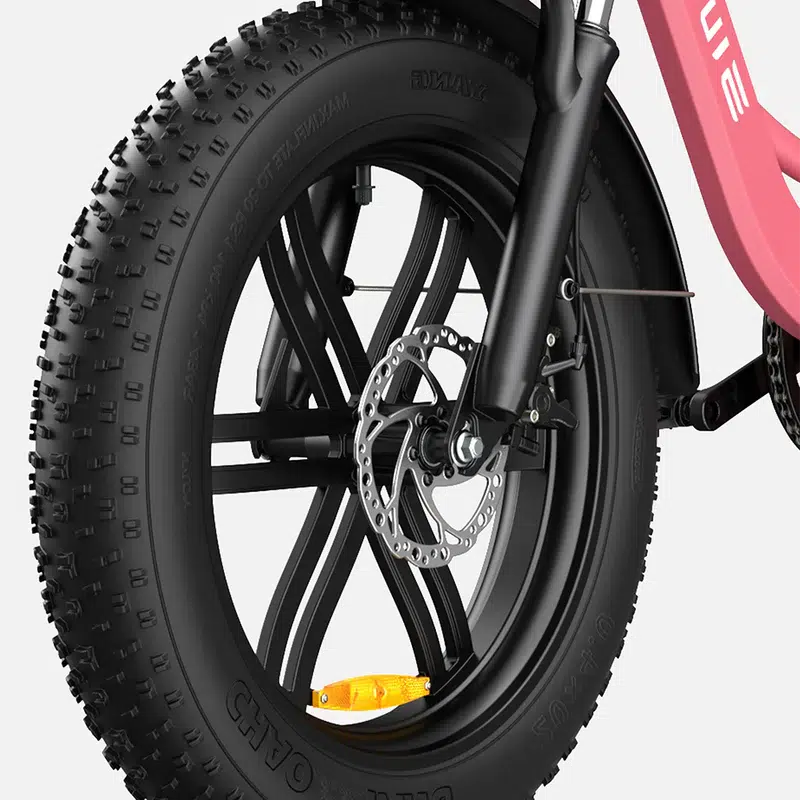 ENGWE L20 SUPER DEAL - Lage instap - Roze + Voorrekje + Telefoonhouder + ART 2 Slot - fatbikeskopen.nl