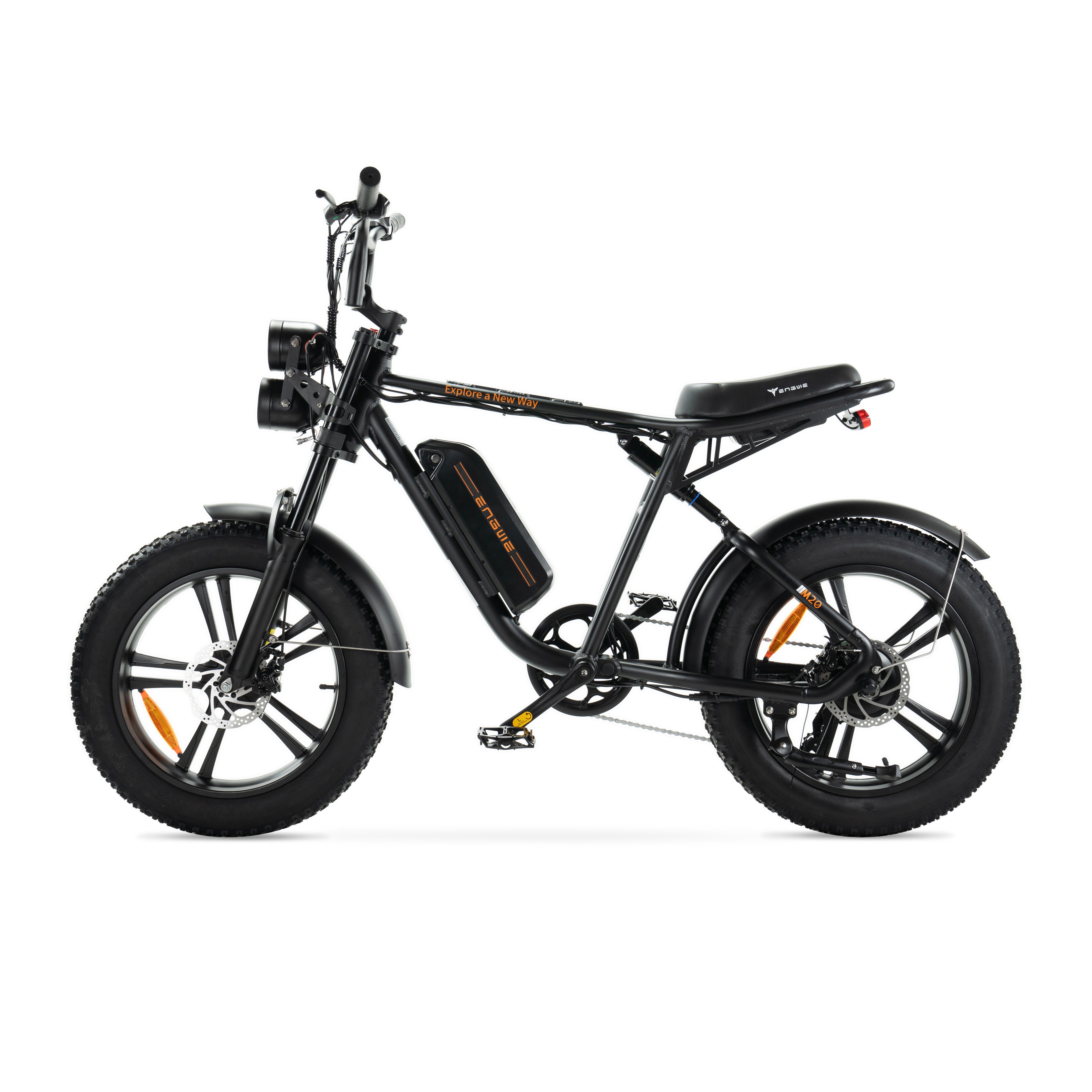 ENGWE M20 - Fatbike - Zwart - fatbikeskopen.nl