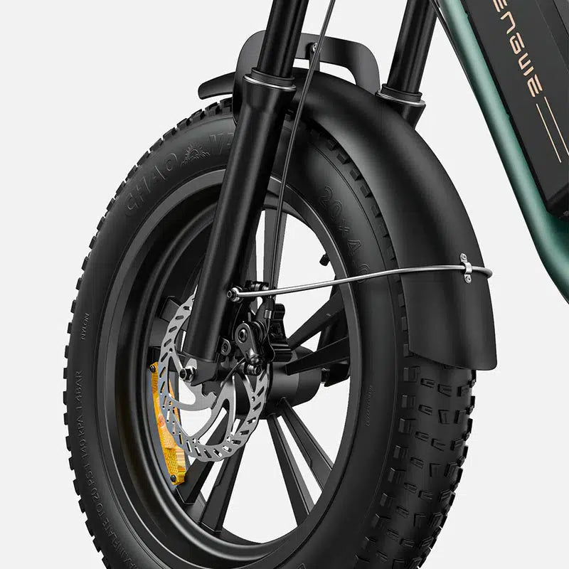 ENGWE M20 SUPER DEAL - Fatbike - Groen + Opbergtas + Telefoonhouder + ART 2 Slot - fatbikeskopen.nl