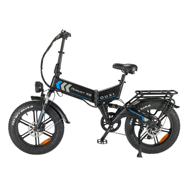 OUXI X8 - Elektrische Vouwfiets - Blauw - fatbikeskopen.nl