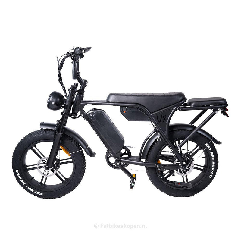 Ouxi V8 Max (Dubbele Accu) - Zwart - fatbikeskopen.nl