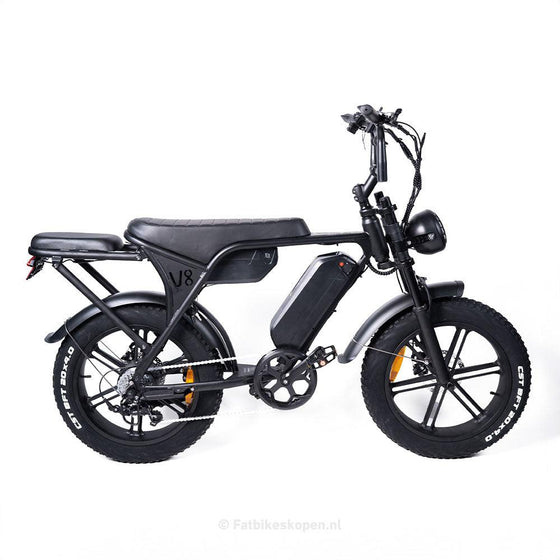 Ouxi V8 Max (Dubbele Accu) - Zwart - fatbikeskopen.nl