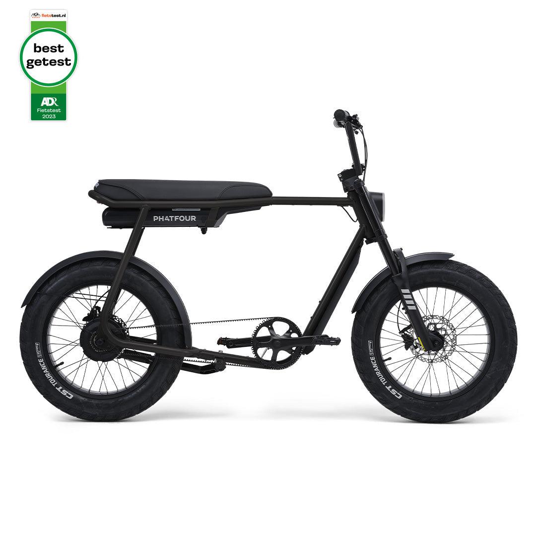 Phatfour FLX+ - Fatbike - Zwart - fatbikeskopen.nl