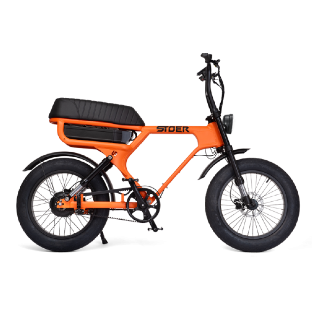 STOER Bikes S1+ - Fatbike - Oranje - fatbikeskopen.nl