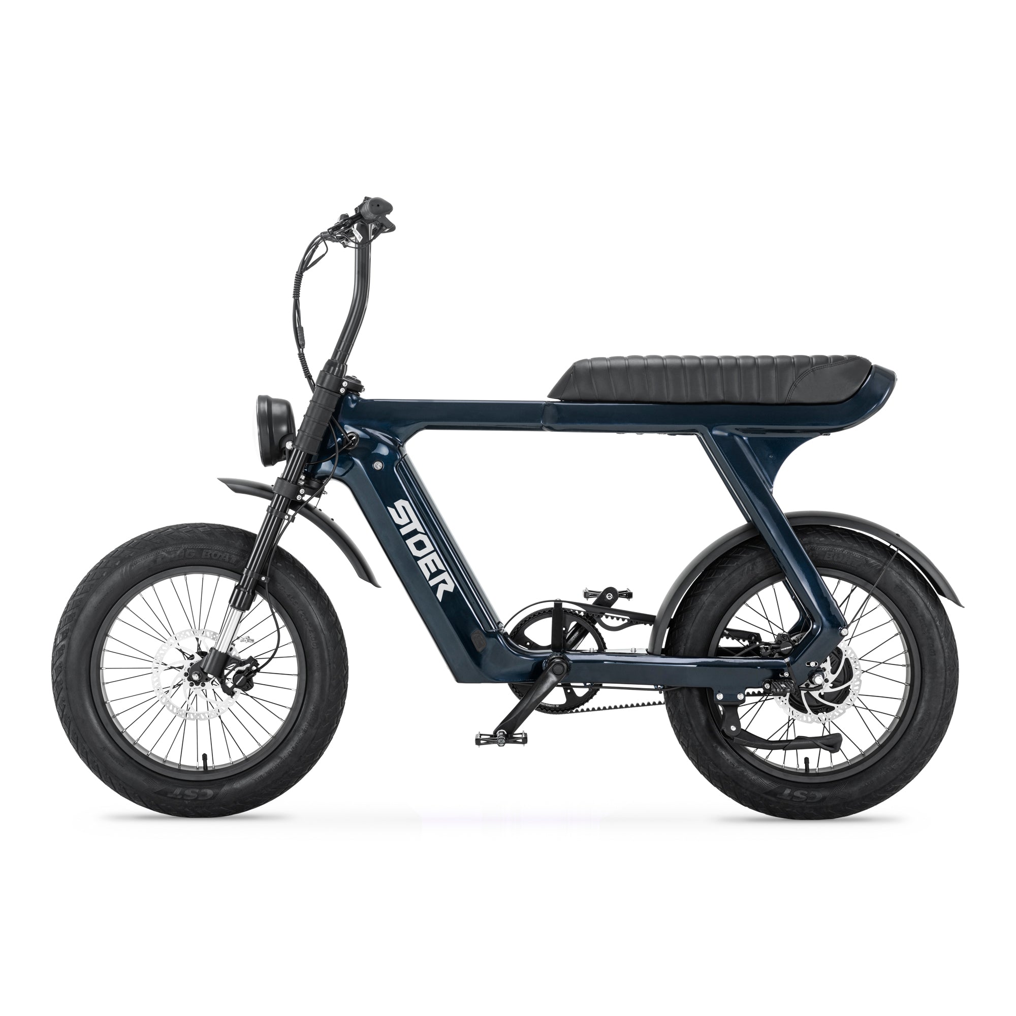 STOER Bikes Urban X - Fatbike - Navy Blauw - fatbikeskopen.nl