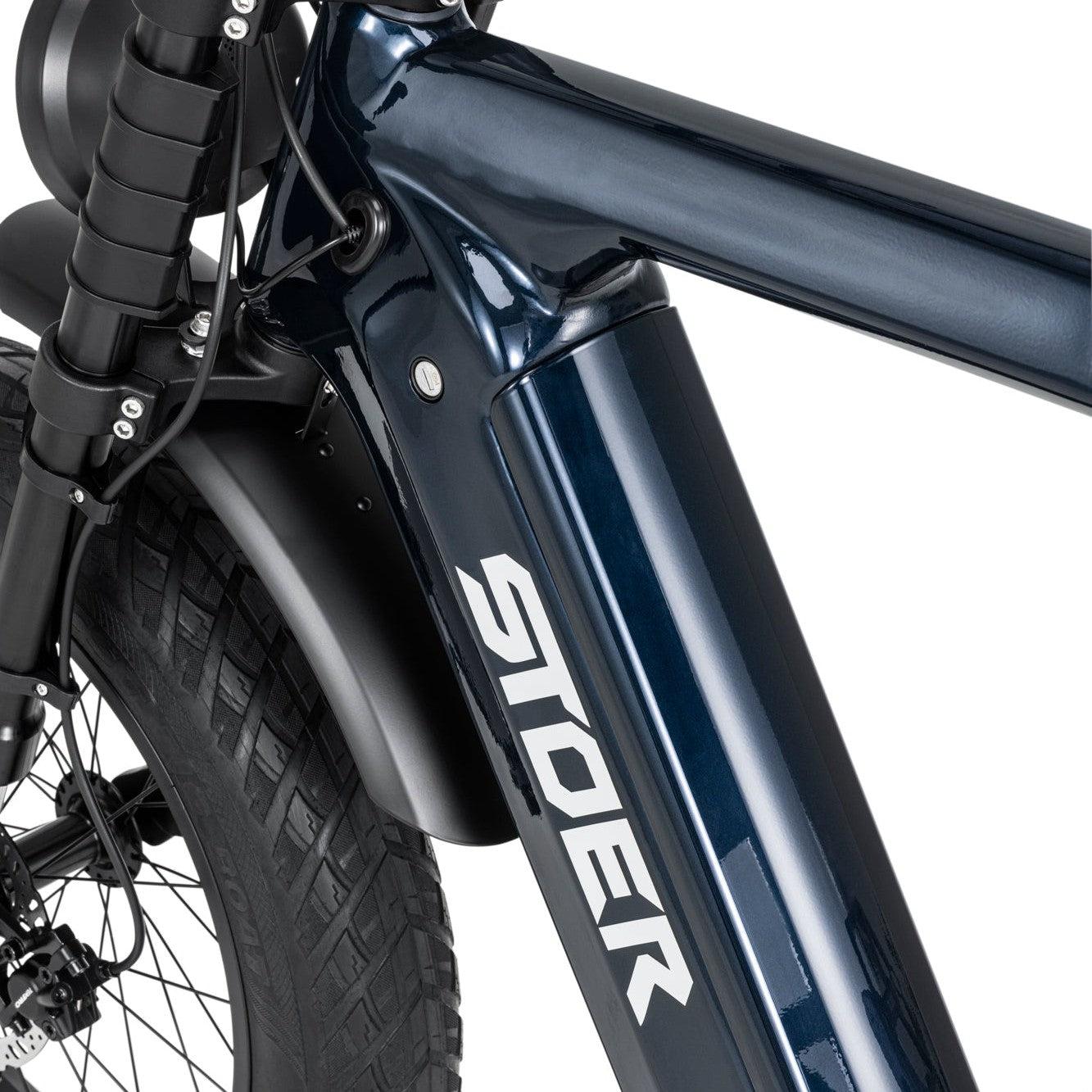 STOER Bikes Urban X - Fatbike - Navy Blauw - fatbikeskopen.nl