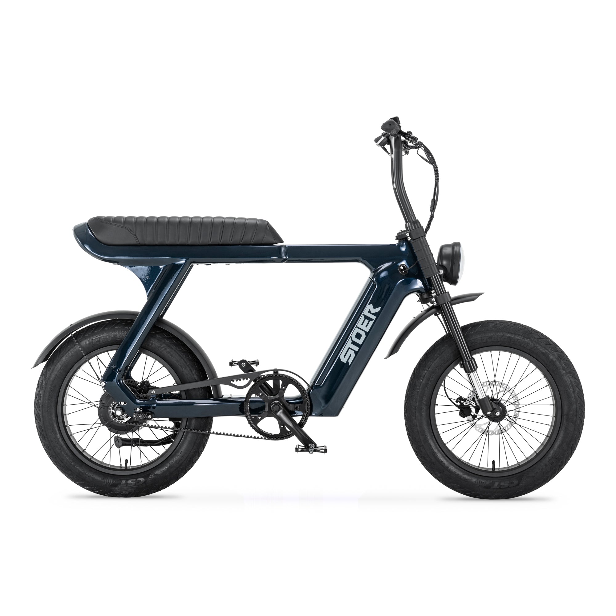 STOER Bikes Urban X - Fatbike - Navy Blauw - fatbikeskopen.nl