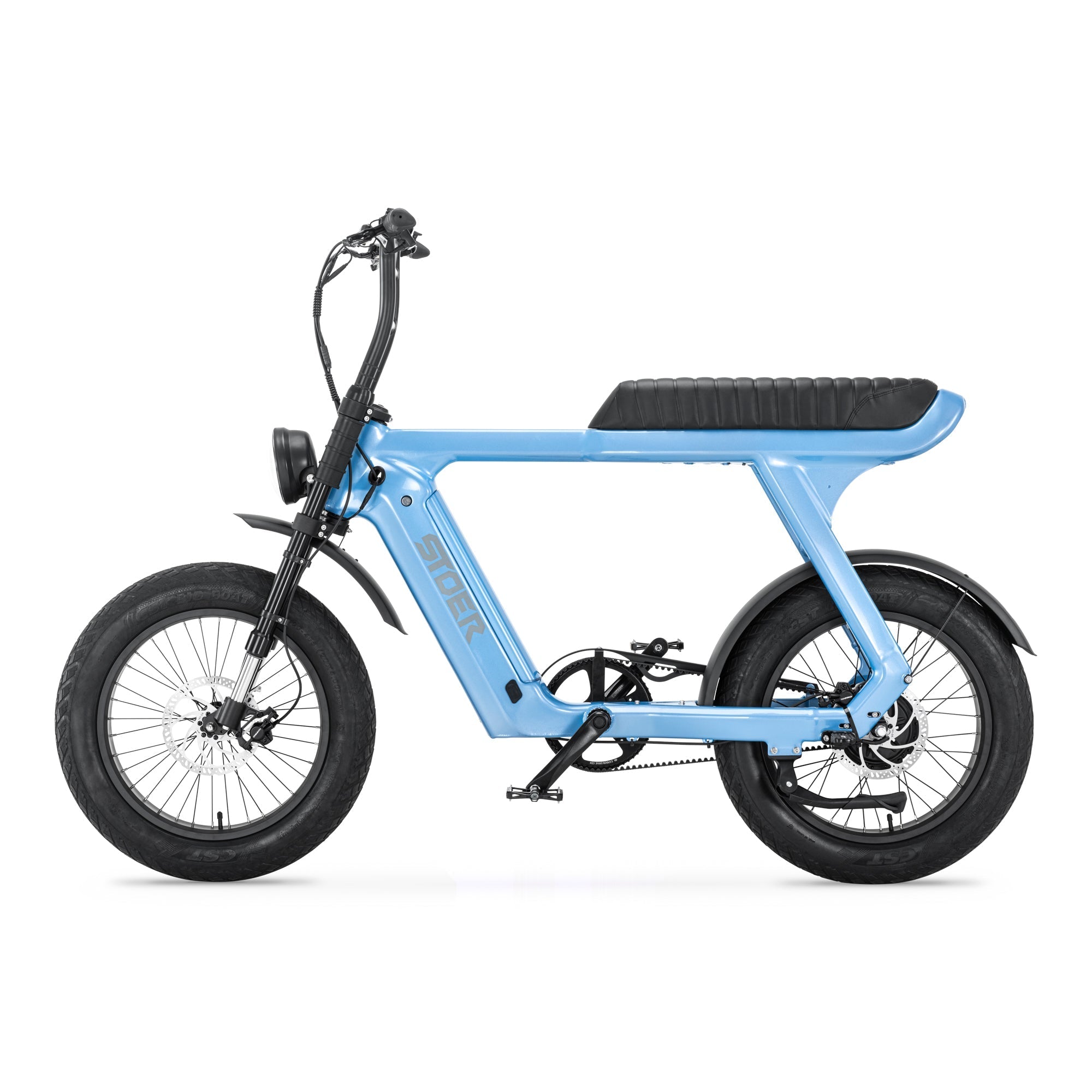 STOER Bikes Urban X - Fatbike - Sky Blauw - fatbikeskopen.nl