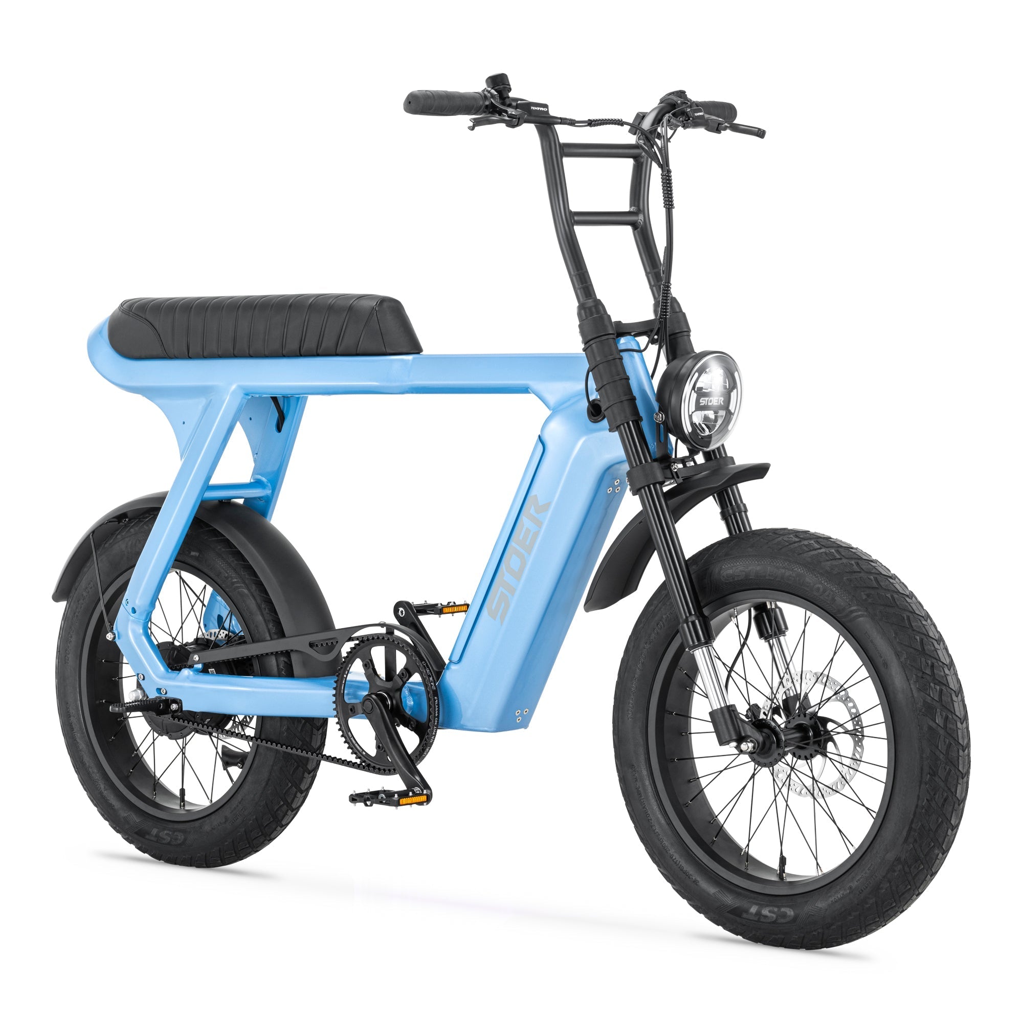 STOER Bikes Urban X - Fatbike - Sky Blauw - fatbikeskopen.nl