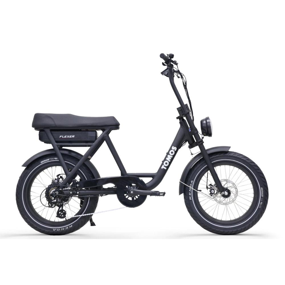 Tomos Flexer - Lage instap - Fatbike - Zwart - fatbikeskopen.nl